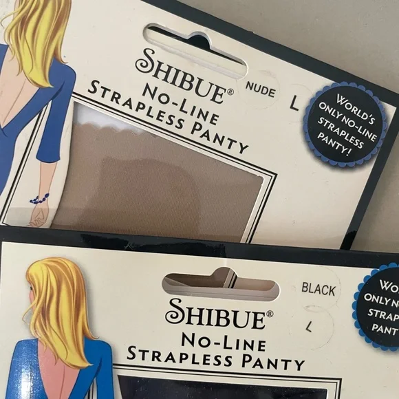 Shibue no line strapless panty new with tags large - Picture 3 of 4